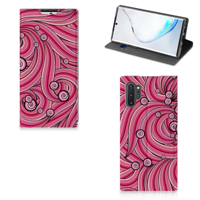 Samsung Galaxy Note 10 Plus Bookcase Swirl Pink - thumbnail