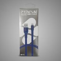 Kabel MicroUSB naar USB FR-TEC FT0025 Blauw 3 m - thumbnail