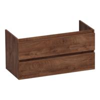 Brauer Joy - Onderkast - 100 cm - met 2 Softclose Lades Greeploos en 1 Sifon Uitsparing - Forest Cacao - thumbnail