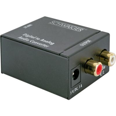 Schwaiger AV Converter ADW200513 [Coaxiaal, Toslink - Cinch]
