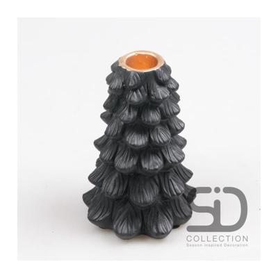 Season Inspired Decoration Kandelaar kerstboom 10x10x15 zwart