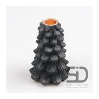 Season Inspired Decoration Kandelaar kerstboom 10x10x15 zwart - thumbnail