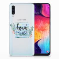 Samsung Galaxy A50 Telefoonhoesje met Naam Boho Beach - thumbnail