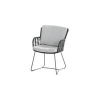 Fabrice dining chair Anthracite/Anthracite with 2 cushions | 4 Seasons Outdoor - thumbnail