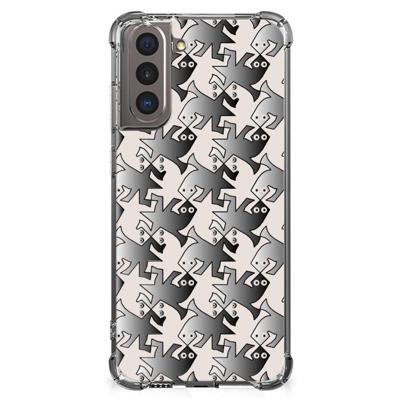 Samsung Galaxy S21 Case Anti-shock Salamander Grey Samsung Galaxy S21 Case Anti-shock Salamander Grey