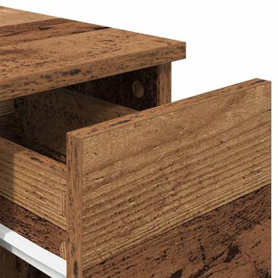 Nachtkastje met lade 20x36x60 cm oud houtkleurig Nachtkastje met lade 20x36x60 cm oud houtkleurig