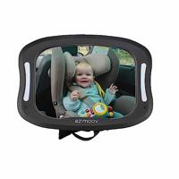 EZIMOOV EZI Mirror LED milieuvriendelijke autostoelspiegel zwart - thumbnail