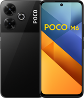 Xiaomi Poco M6 Smartphone van 6 + 128 GB, AMOLED 6,79 inch (17,9 cm) 90 Hz FHD+, MediaTek Helio G91-Ultra, 108 MP, 5030 mAh zwart - thumbnail