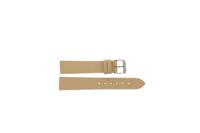 Horlogeband Universeel 1031356.18 Leder Beige 18mm - thumbnail