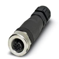 Phoenix Contact 1430381 Sensor/actuator connector, niet geassembleerd M12 Aantal polen (sensoren): 4 1 stuk(s) - thumbnail