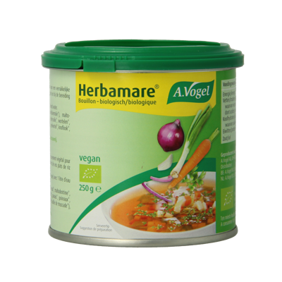 A Vogel Herbamare bouillonbasis bio 250 Gram A Vogel Herbamare bouillonbasis bio 250 Gram