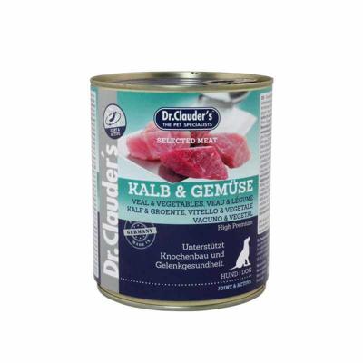 Dr. Clauder&apos;s kalfsvlees met groenten natvoer hond 6 x 800 g