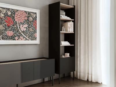 Kast JULIE 50 cm acacia/zwart Kast JULIE 50 cm acacia/zwart