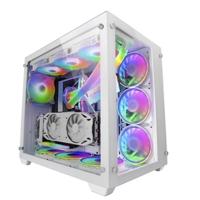 ATX Semi-toren BehuizingMars Gaming MCV3 PREMIUM XXL RGB Wit - thumbnail