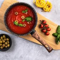 Westinghouse Pannenset Marble Wood - Braadpan ø 24 cm & steelpan ø 18 cm - inductie en alle andere warmtebronnen - 2 Delig - thumbnail