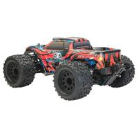FTX 1/10 RamRaider Brushless MT 4WD RTR - Rood/Blauw - thumbnail