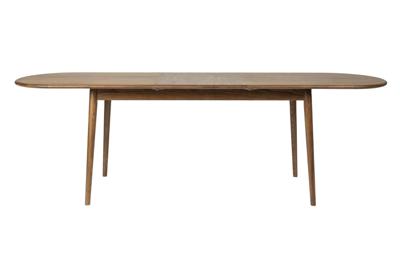 Zuiver Uitschuifbare Ovale Eettafel 'Twist' Walnoot, 185-240 x 90cm Zuiver Uitschuifbare Ovale Eettafel 'Twist' Walnoot, 185-240 x 90cm