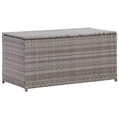 Tuinbox 100x50x50 cm poly rattan grijs Tuinbox 100x50x50 cm poly rattan grijs