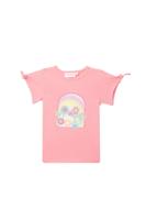 Someone Zomer t-shirt meisjes - koraal - jardin - thumbnail