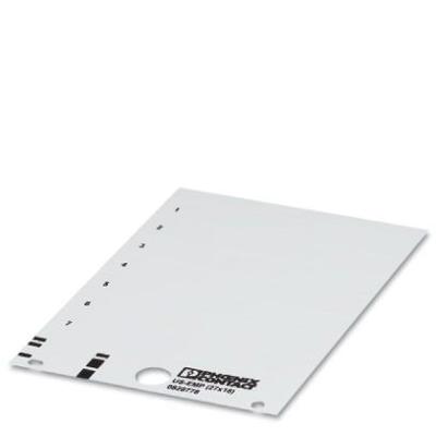 Phoenix Contact 0828775 US-EMP (27X8) Apparaatmarkering Montagemethode: Vastklemmen Markeringsvlak: 27 x 7.93 mm Wit Aantal markeringen: 510 10 katernen Phoenix Contact 0828775 US-EMP (27X8) Apparaatmarkering Montagemethode: Vastklemmen Markeringsvlak: 27 x 7.93 mm Wit Aantal markeringen: 510 10 katernen