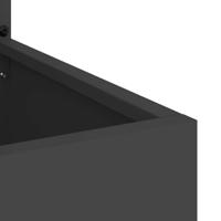 VidaXL Tuin privacy screen zwart 50 x 32 x 150 cm koudgewalst staal - thumbnail