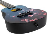 Flight Travel Series TUC Sakura concert ukelele met gigbag - thumbnail