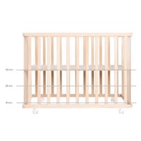 Roba babybox Jumbotwins 100 x 75 x 72,5 cm hout naturel - thumbnail