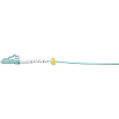 Renkforce RF-4491748 Glasvezel Optische vezel Aansluitkabel 1.00 m Aqua-blauw [1x LC-stekker - 1x LC-stekker] 50/125 µ Multimode OM3
