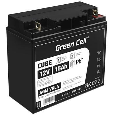 Green Cell AGM09 industrieel oplaadbare batterij/accu Sealed Lead Acid (VRLA) 18000 mAh 12 V