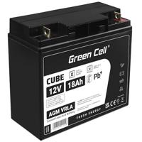 Green Cell Loodaccu 12 V 18 Ah Loodgel (b x h x d) 181 x 167 x 77 mm M5-schroefaansluiting Cyclusbestendig, Onderhoudsvrij - thumbnail