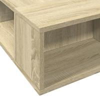 Bedframe bewerkt hout sonoma eikenkleurig 160x200 cm - thumbnail