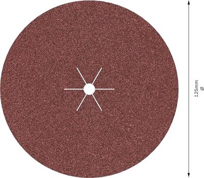 Bosch Accessories 1609200163 1609200163 Schuurpapier voor schuurschijf Ongeperforeerd Korrelgrootte (num) 120 (Ø) 125 mm 5 stuk(s)