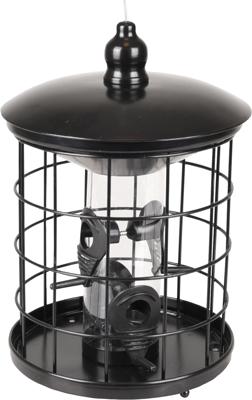 Vogelvoedersilo Thyra 20 x 20 x 50 cm Flamingo Zwart