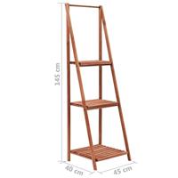 Plantenstandaard 45x40x145 cm cederhout - thumbnail