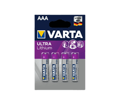 Batterij varta ultra lithium 4x aaa Batterij varta ultra lithium 4x aaa