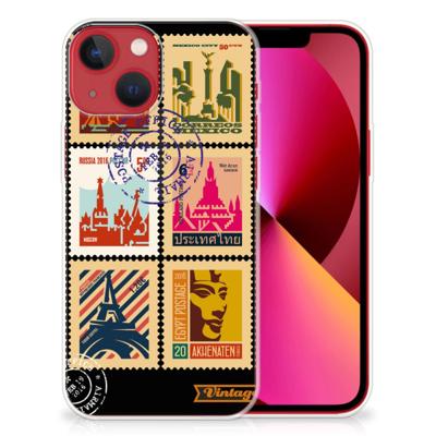 Apple iPhone 13 | Silliconen Back Cover | Postzegels