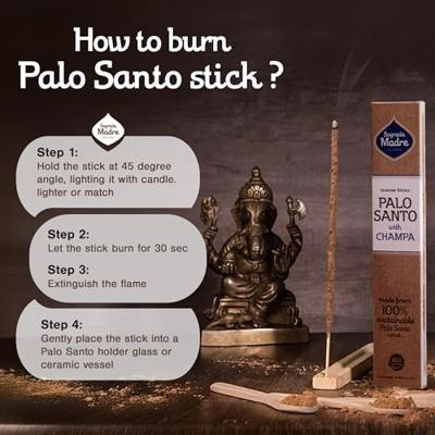 Sagrada Madre Palo Santo Wierook met Champa