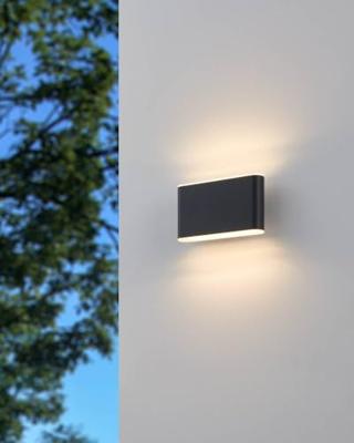 Eglo Zwarte wandlampGrutti 17,5cm - 901026