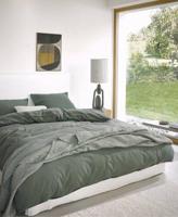 Marc O'Polo Marc O'Polo dekbedovertrek Senja green 200x220 - thumbnail