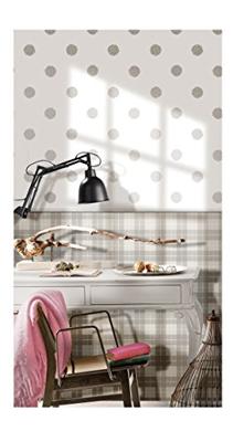 Noordwand behang urban friends & coffee dots wit en roze