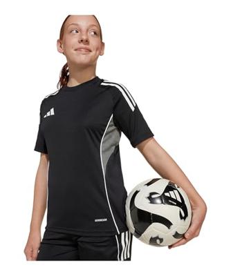 adidas Tiro 25 Competition Trainingsshirt Kids Zwart Grijs Wit