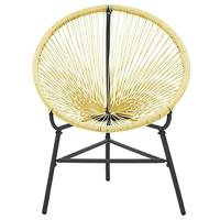 Tuinstoel Acapulco poly rattan beige - thumbnail