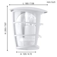 Eglo BuitenlichtAloria vlak wit - 93403 - thumbnail