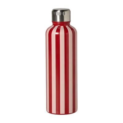 Drinkfles streep - rood - 500 ml