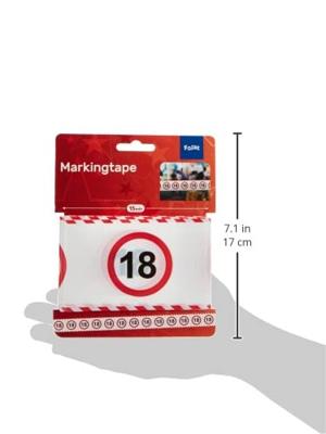 Afzetlint verkeersbord 18