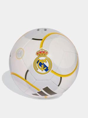 adidas Real Madrid Club Voetbal Maat 5 2025-2026 Wit Goud Grijs