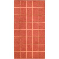 Cawö Cawö Park Check Douchelaken brick 70/140 - thumbnail