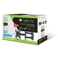 Techly ICA-LCD 923B 30 Zwart flat panel muur steun - thumbnail