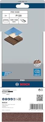 Bosch Accessoires 3 Banden 100x560 X440, Best for Wood+Paint , K120