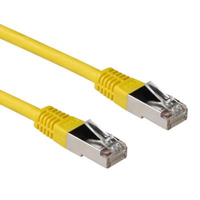 ACT IB9110 LSZH SFTP CAT6A Patchkabel Geel - 10 meter